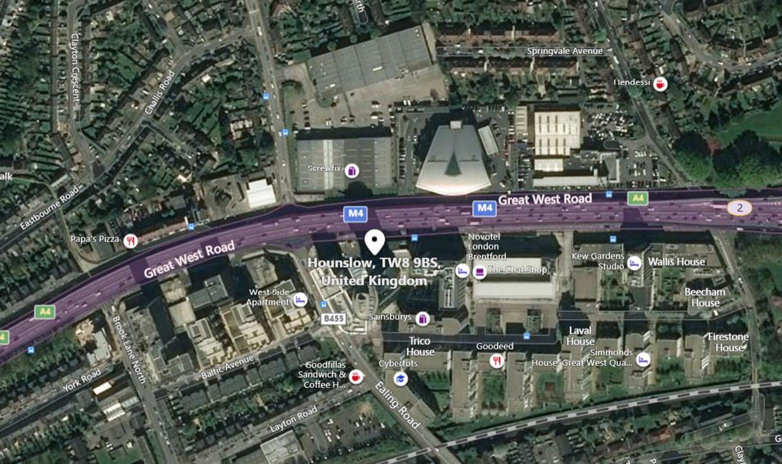 To Let 1128, Great West Road, Brentford, Middlesex, TW8 9BS PropList