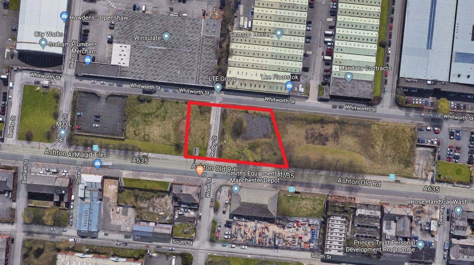 For Sale Site At, Ashton Old Road/Redby Street, Openshaw, Manchester