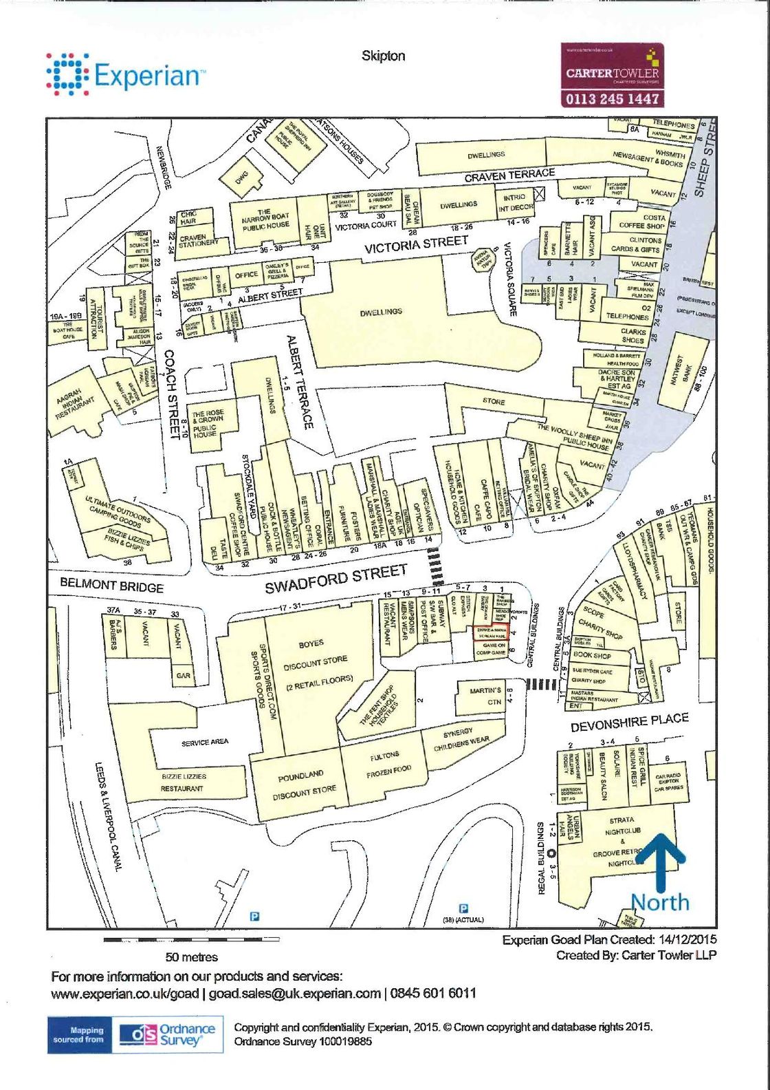 To Let 5 Central Buildings, Keighley Road, Skipton, North Yorkshire